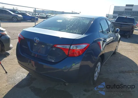 2016 Toyota Corolla L из США, поврежденный, VIN 5YFBURHE4GP502253